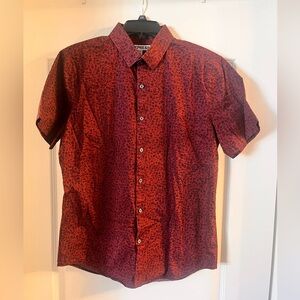 Men’s Express floral short sleeve button down